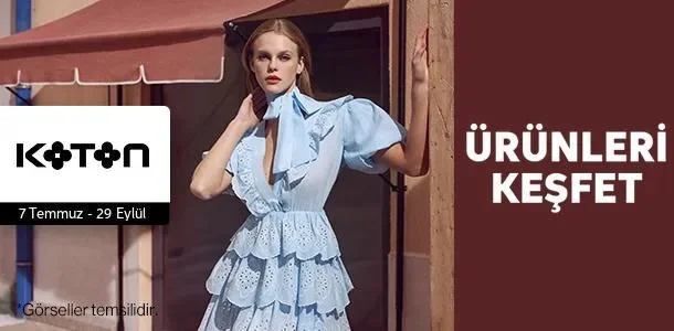 Koton Ürünlerinde Özel Fırsat