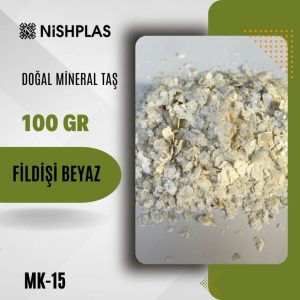 Nishplas Doğal Mineral Taş – Fildişi Beyaz – MK-15