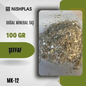 Nishplas Doğal Mineral Taş – Şeffaf – MK-12